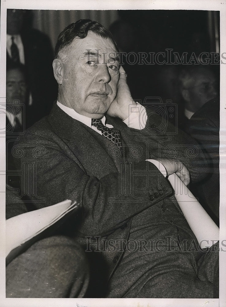 1938 Press Photo Pat Joyce, Pres. of Northwestern RR - nea77817 - Historic Images