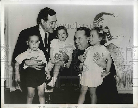 Press Photo Ted Mack, Monsignor John E. Reilly, Original Amateur Hour - Historic Images
