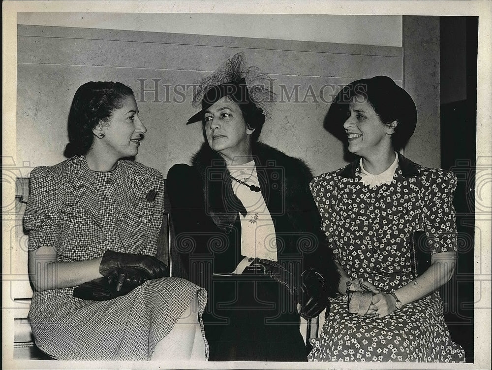 1939 Mrs Martin Beck Ranshoff Helen Ladin Lillian Schrein Trial - Historic Images