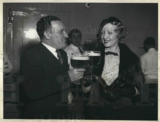 1933 Press Photo Claire Windsor Frank Kerkin John Barleycorn Film Actors-Historic Images