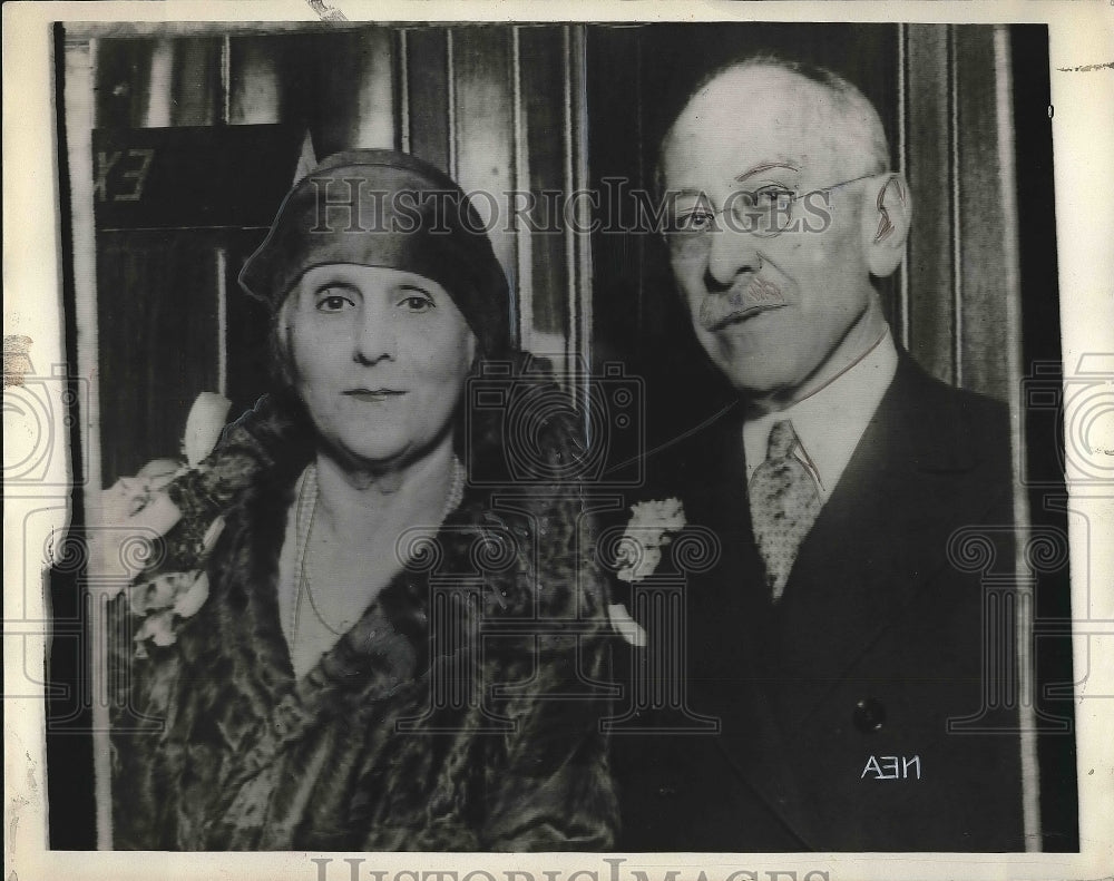 1930 Julius Rosenthal Goodkins With Wife  - Historic Images