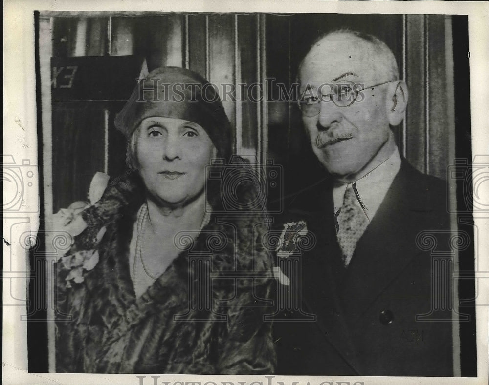 1930 Mr. and Mrs. Julius Rosenwald, Businessman, Philanthropist - Historic Images