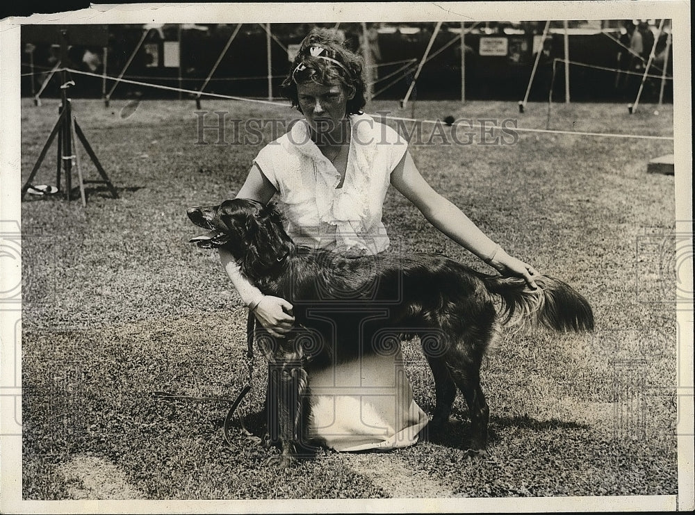 1931 Miss Eve Ballantyne Peace Haven Darien Connecticut  - Historic Images