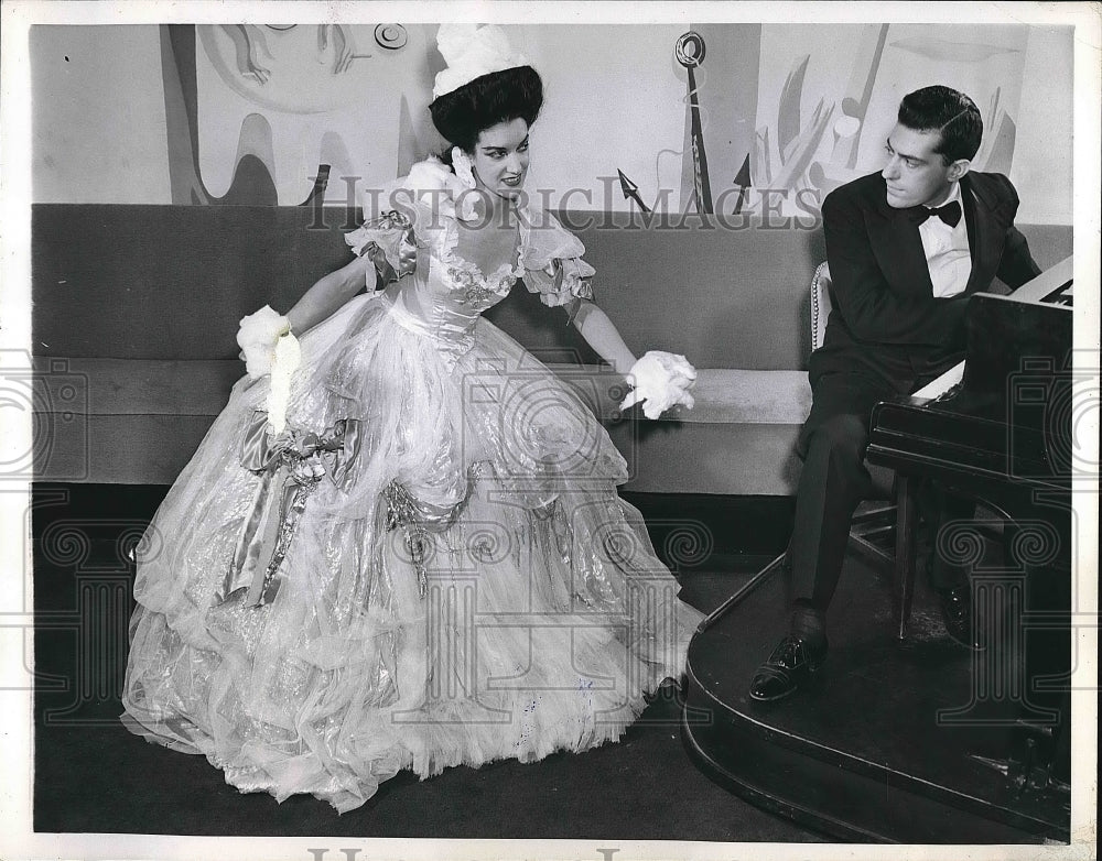 1947 Bernard Gabriel and Lisan Kaye  - Historic Images