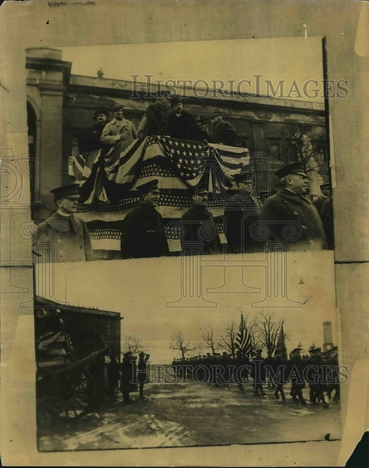 1923 Press Photo Major General Allen US Military In France - Historic Images