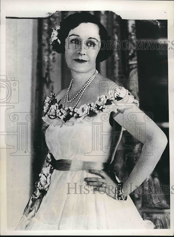 1940 Mrs. Annie Laurie Crawford, Millionaire Widow In Court Fight - Historic Images