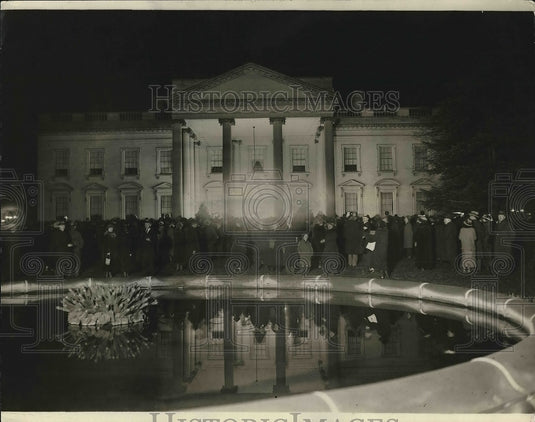 1923 Press Photo First Congregational Church choir in front of White House - Historic Images