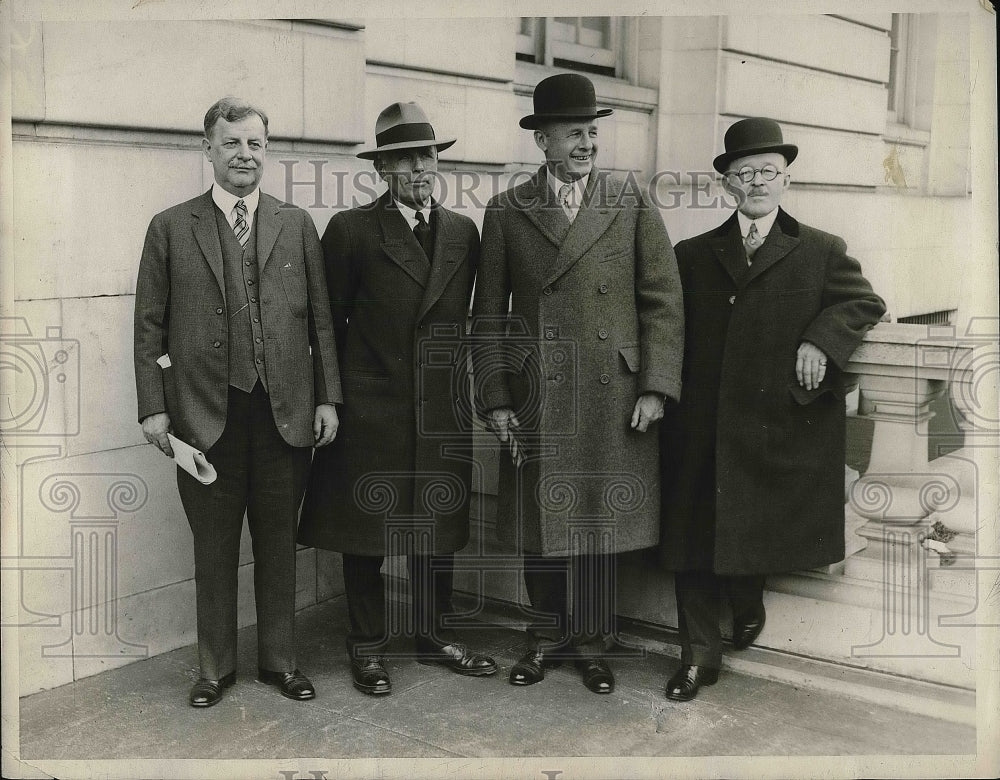 1930 Wet Hearings, C. Linthecum, F. Coudert, B. Crowell, Ralph Shaw - Historic Images