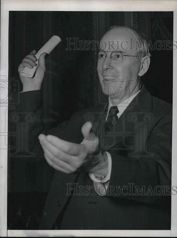 1947 Press Photo Charles W. Tobey, Senate Banking Committee - nea79129 - Historic Images