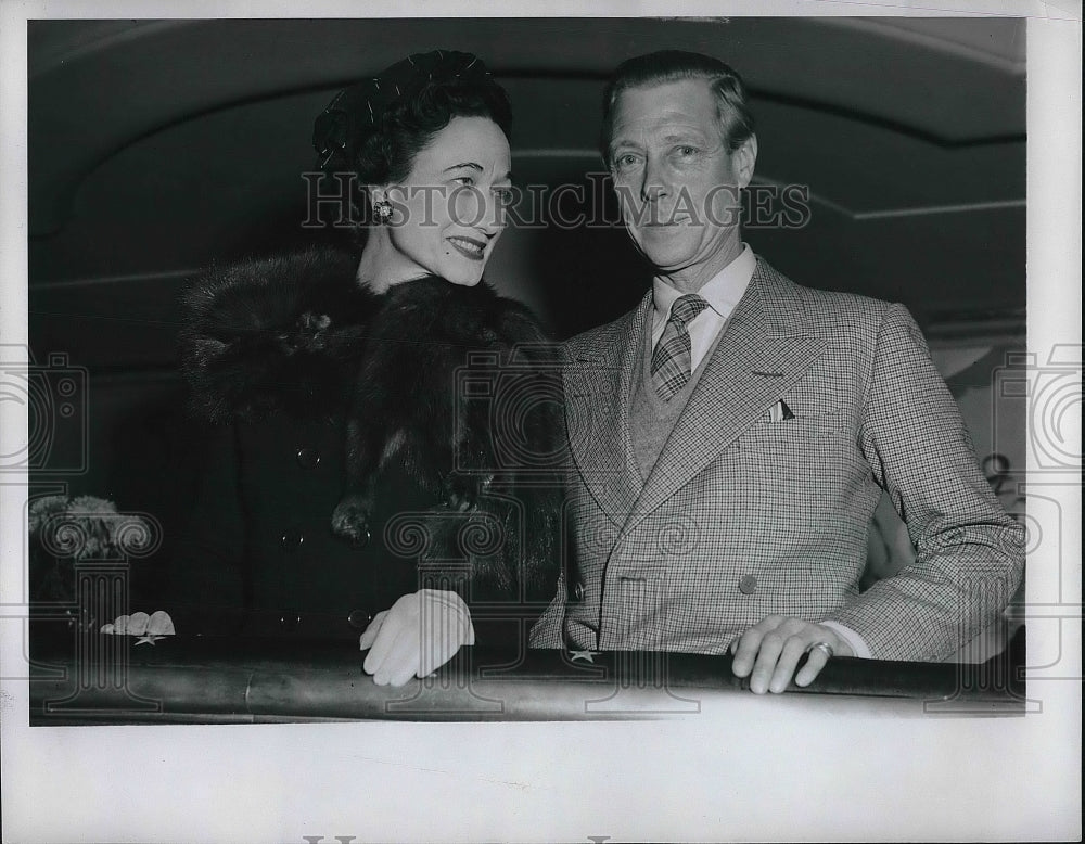 1949 The Duke and Duchess of Windsor.  - Historic Images
