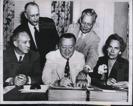 1952 Walter Williams, Arthur Sumerfield, Oswald Ward, Wes Robert - Historic Images