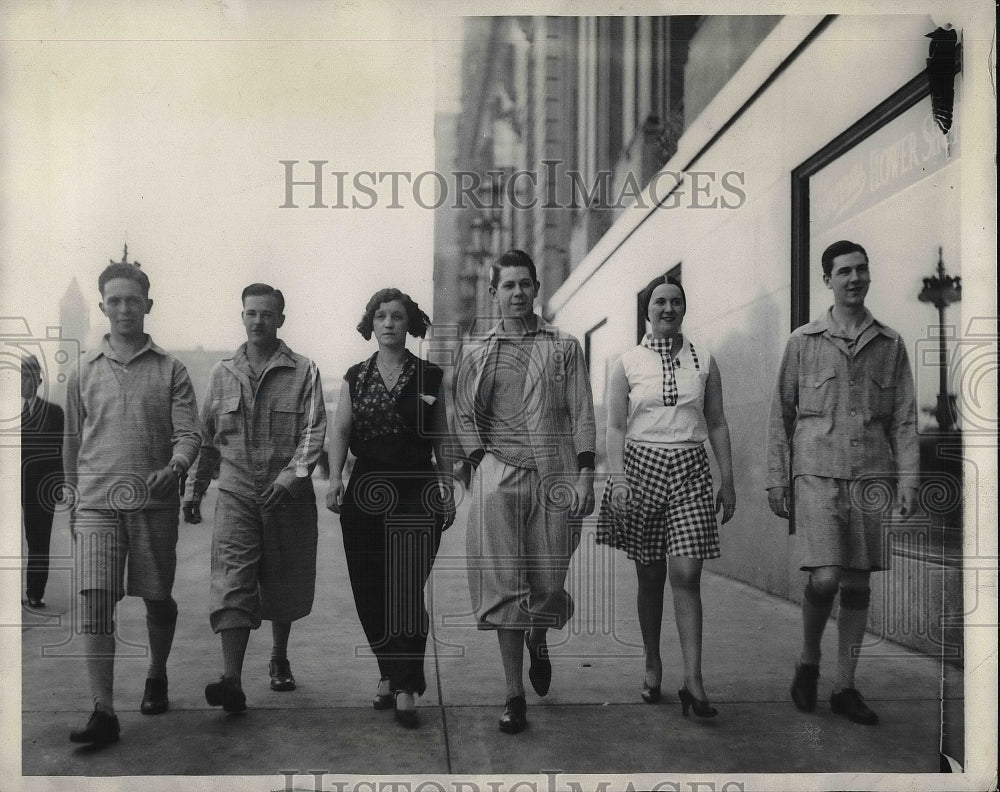 1930 Latest Summer Garments On Michigan Boulevard  - Historic Images