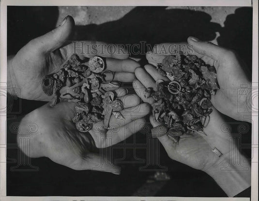 1938 Valuables Recovered from San Francisco Bay  - Historic Images