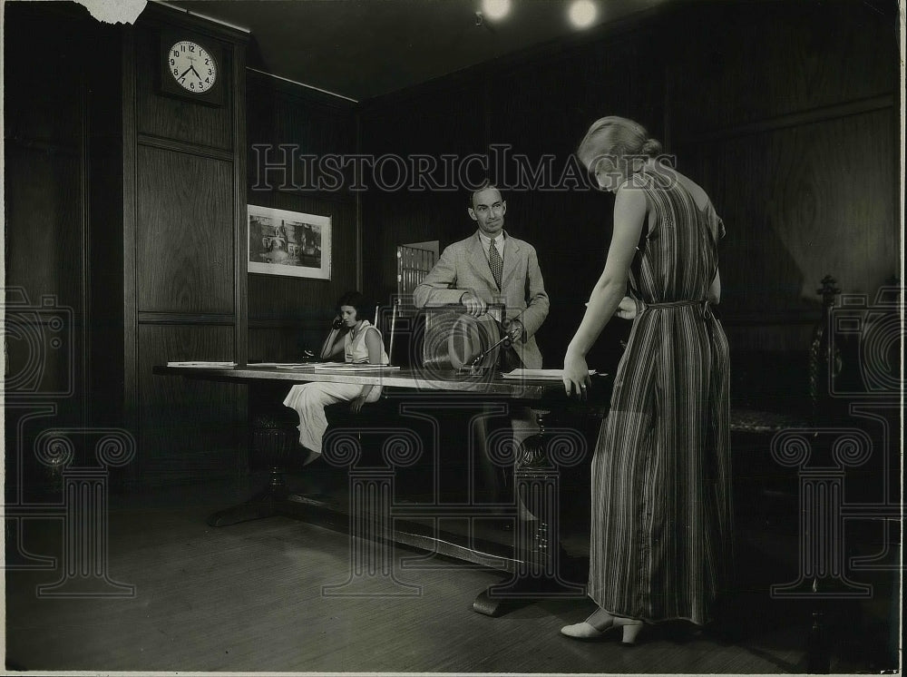 1937 Press Photo Women Employees of Pagano Studio - nea79406 - Historic Images