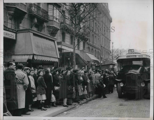 1947 Strike of Truckers in Paris  - Historic Images