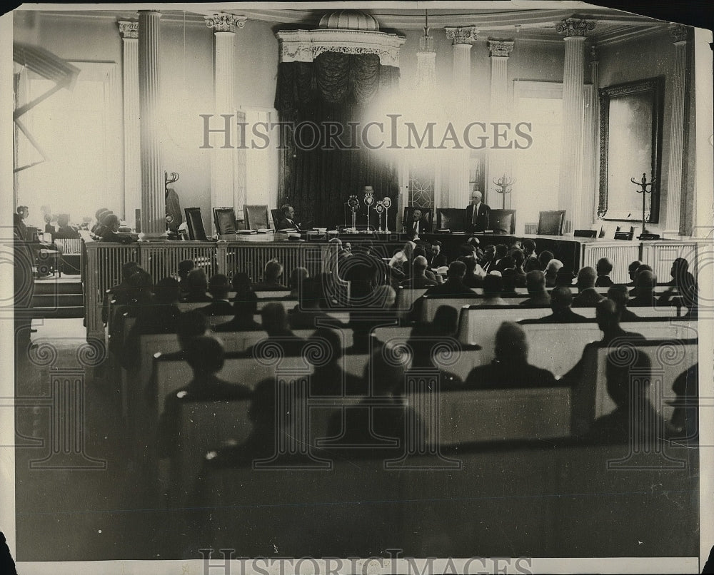 1930 Press Photo Board of estimate Chambers at City Hall - nea79761-Historic Images