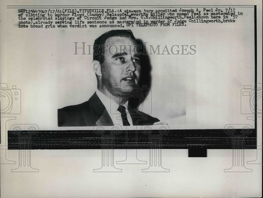 1961 Press Photo Joseph A Peel Jr Floyd Helzapfel CE Chillingworth Jr-Historic Images