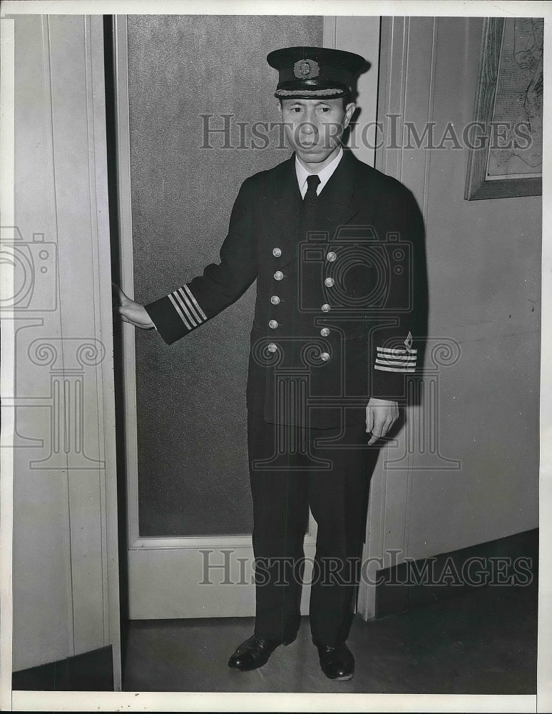 1940 LA., Calif. Captain Shunki Sato of freighter &quot;Maru&quot; accident - Historic Images