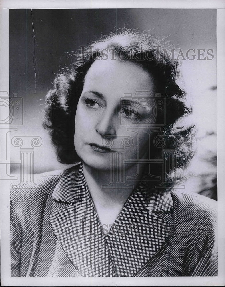 1948 Press Photo Ruth Haviland Movie Actress Without Lipstick - nea79933 - Historic Images