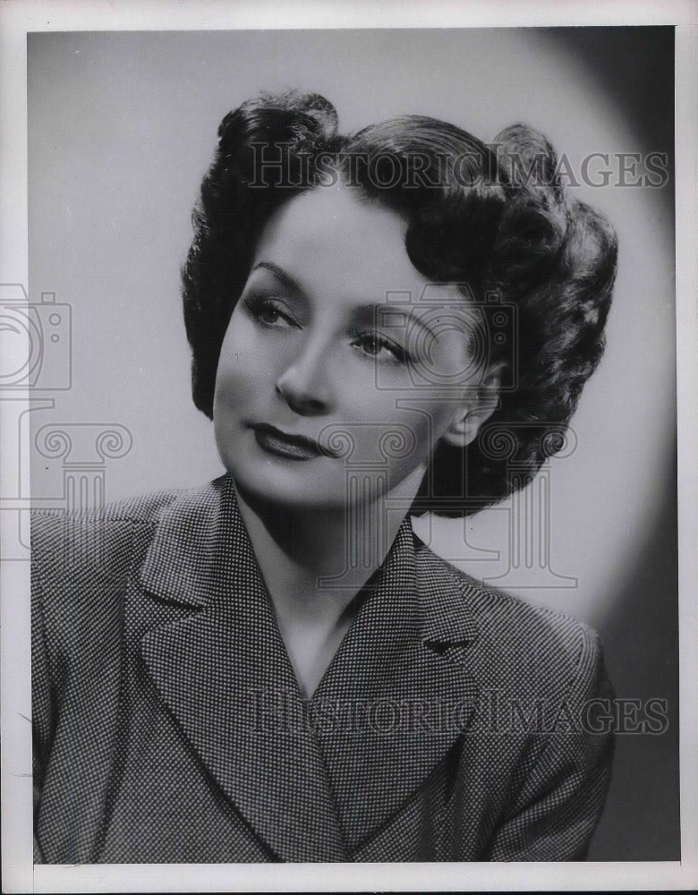1948 Press Photo Ruth Haviland Movie Actress After Make Up Removal - nea79934 - Historic Images
