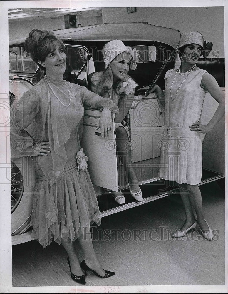 1967 Models At An Automobile Show  - Historic Images