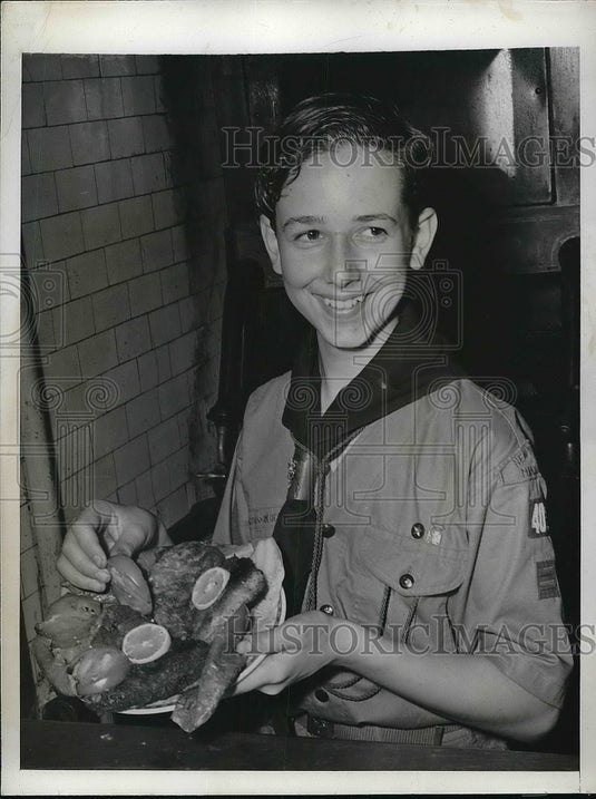 1943 Gerry Forder 1st Class Scout Troop 401  - Historic Images