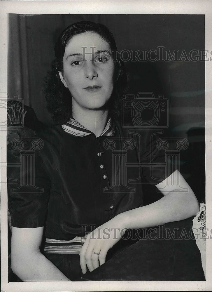 1940 Press Photo Katherine Quinzi, seeking a annulment - Historic Images
