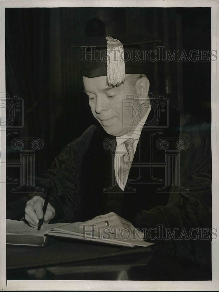 1939 Press Photo Dr Luis Miro Quesada Elm Comercio Lima Peru News Editor - Historic Images