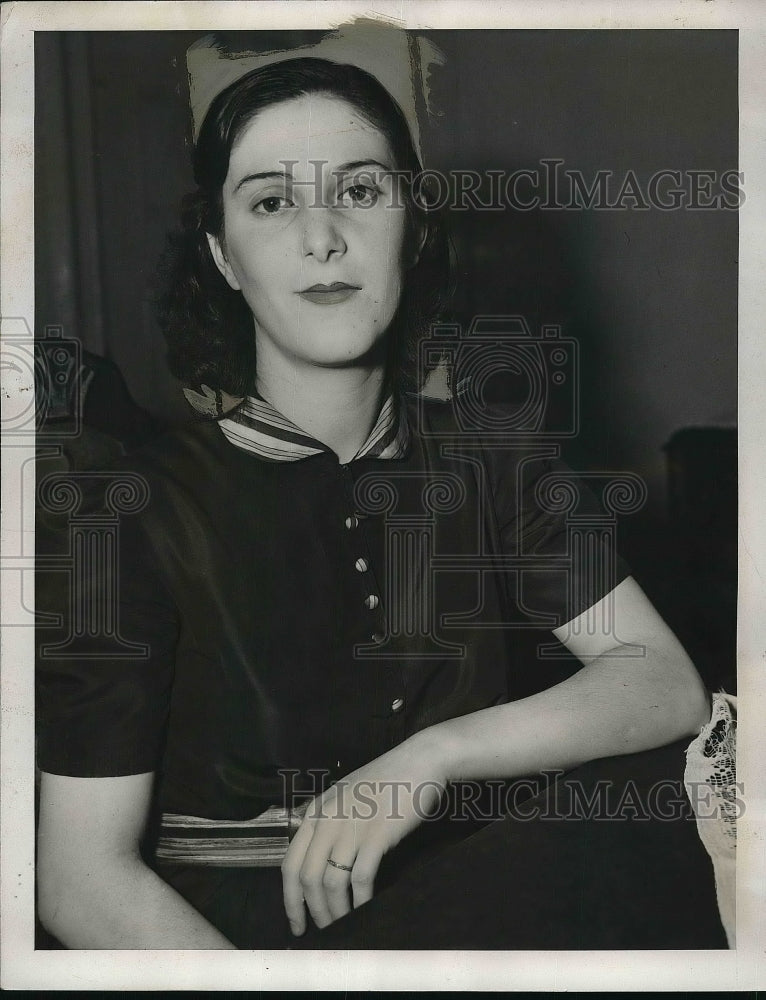 1940 Press Photo Katherin Quinzi WIfe of Vincent Quinzi - nea80135-Historic Images