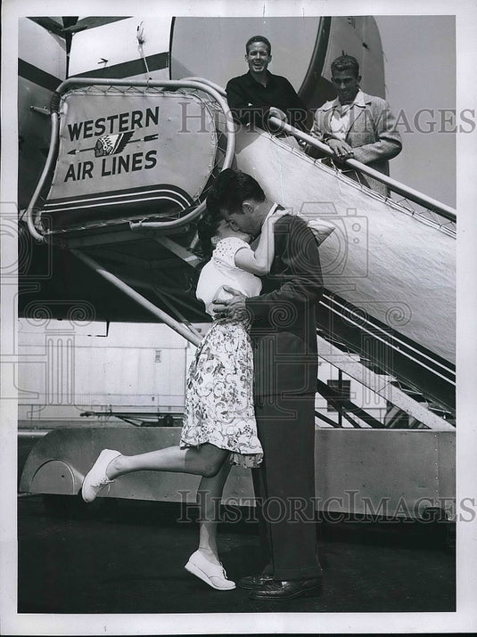 1947 Wally Wilson University of Southern California 880 Star & Girlf - Historic Images