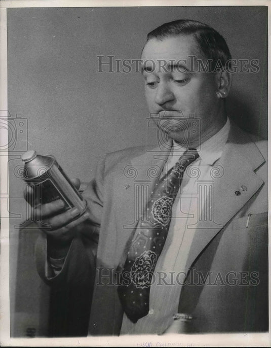 1930 Press Photo Clarence Sedive Cedar Rapids Syracuse New York Beer - nea80173-Historic Images