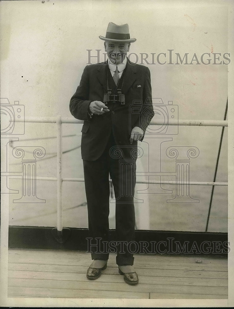 1927 Edward Shortt Consellor King England New York City SS Homeric - Historic Images