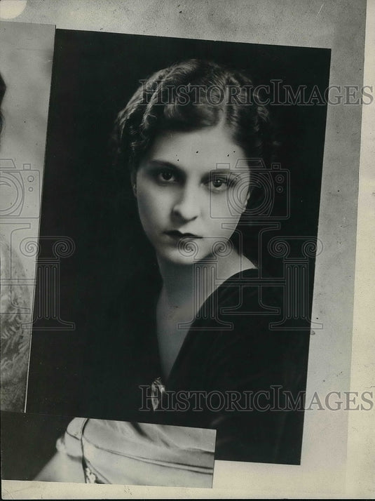 1929 Press Photo Mr Davenport Elisa Stehl Portrait - nea80211 - Historic Images