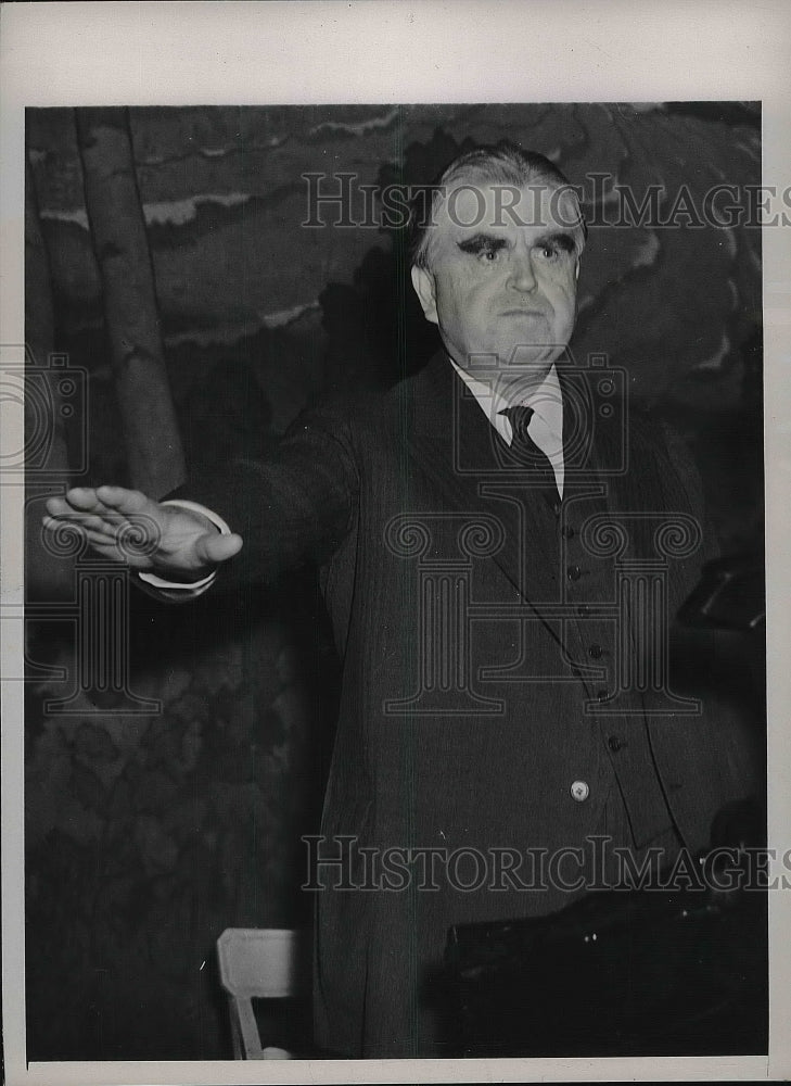 1941 John L. Lewis, President of United Mine Workers  - Historic Images