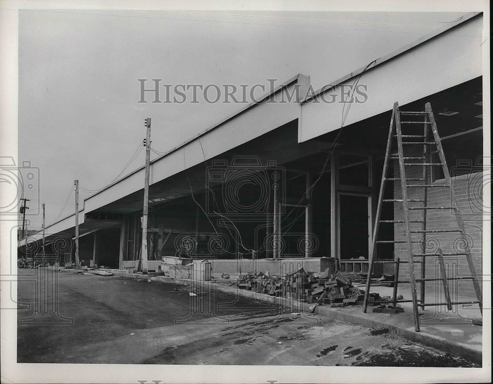1952 Press Photo Van Riken and Warrensbille Shopping Center - Historic Images