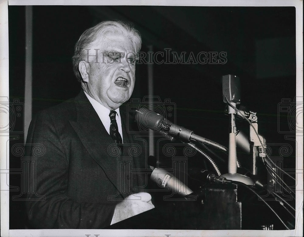 1956 John L Lewis at conference  - Historic Images
