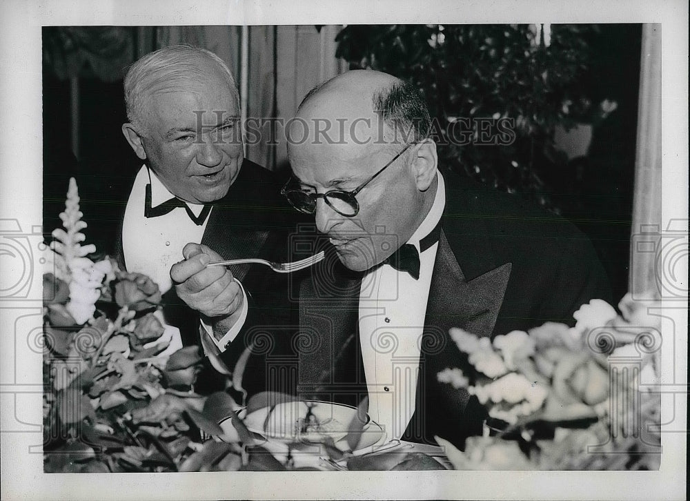 1938 Press Photo Joseph Evans, T.M Girdler - nea80762 - Historic Images