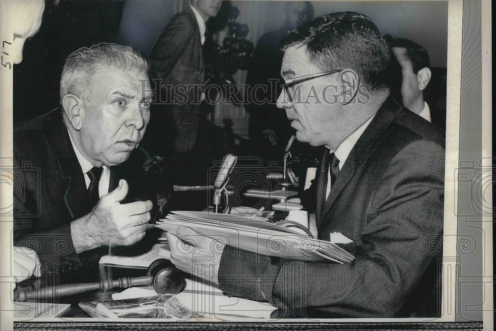 1965 Press Photo Rep. Edwin Willis and Donald Appell - nea80909 - Historic Images