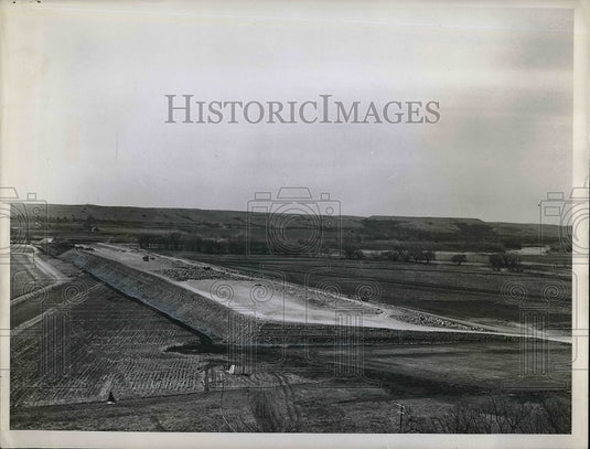 1953 Press Photo Overhead view of Big Blue River - nea81047 - Historic Images