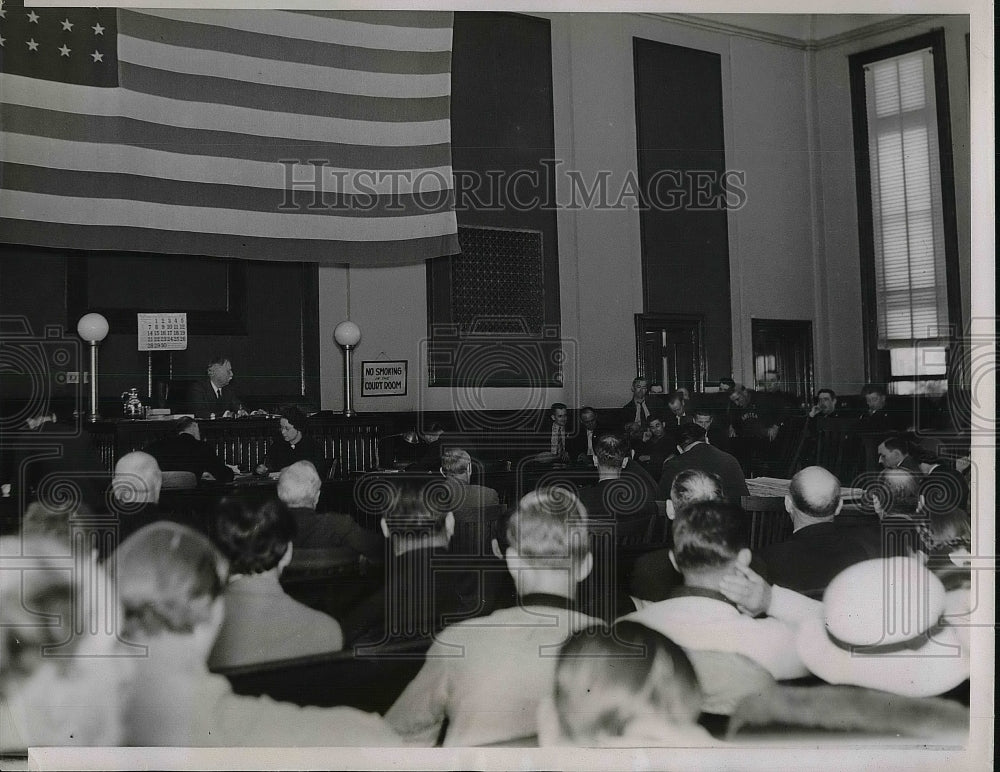 1937 Press Photo Judge Theodore Forby of Zion Circuit Court - nea81171-Historic Images