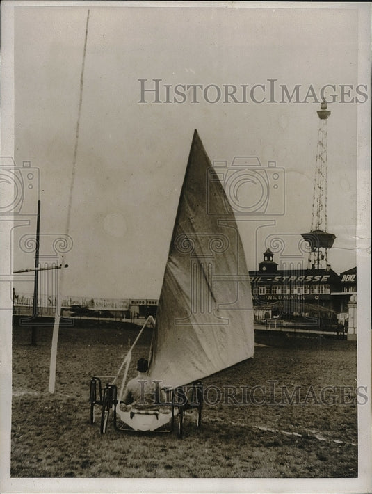 1932 Press Photo "Wheelboat" designed by Wolfgang Von Bolton, German Engineer - Historic Images