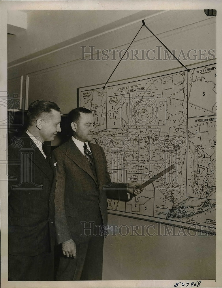 1939 Major William J. Cullen New York Attorney, Maurice J. Freeman - Historic Images