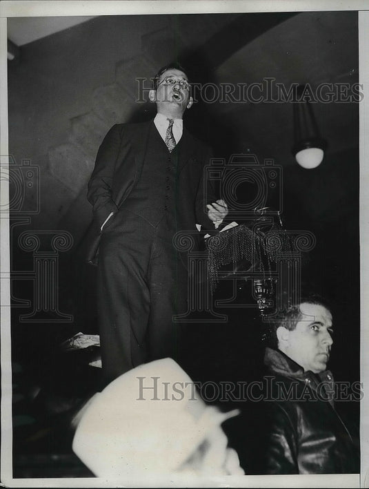 1934 Samuel Ormer, President of Taxi Drivers' Union  - Historic Images