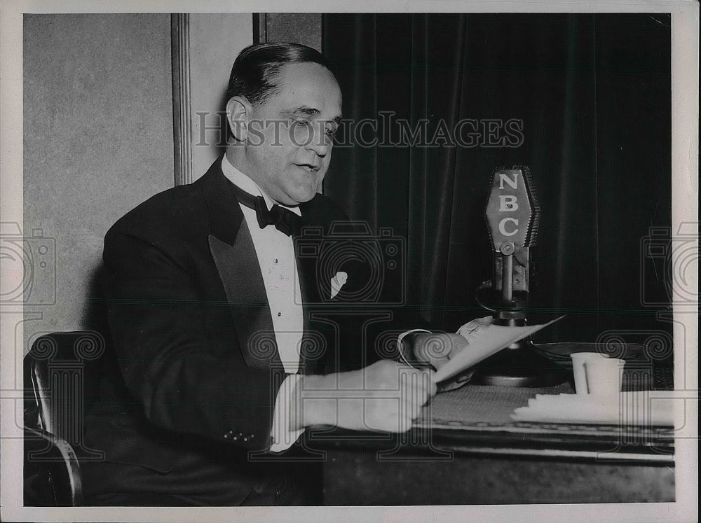1937 Senator Sherman Minton of Indiana  - Historic Images
