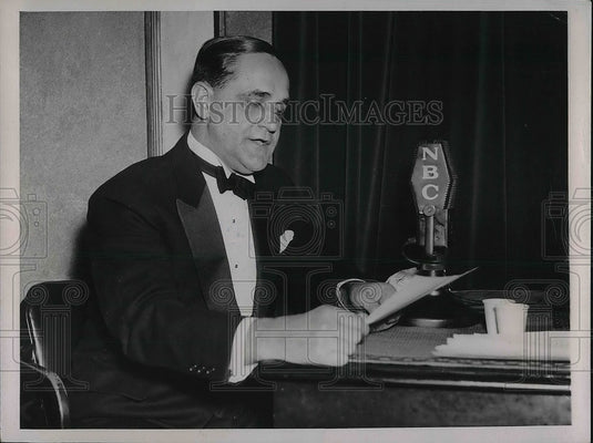 1937 Senator Sherman Minton of Indiana  - Historic Images