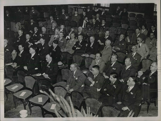 1937 Press Photo Real Estate Convention in Biltmore Hotel in New York City-Historic Images