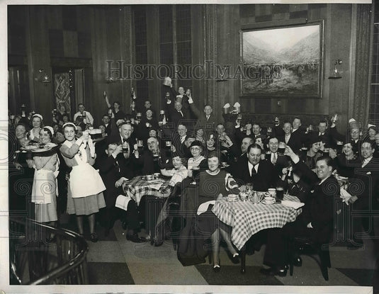 1933 Bismarck Hotel Chicago German American Party  - Historic Images