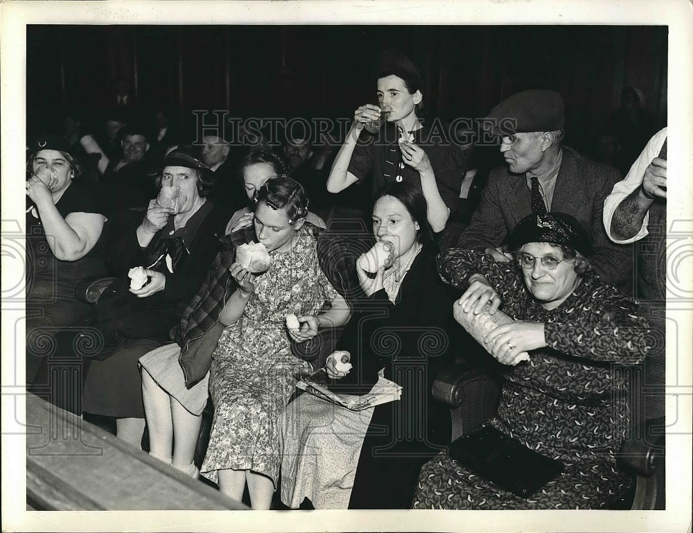 1938 Cleveland City Hall Council Chambers Siege Army Strike - Historic Images