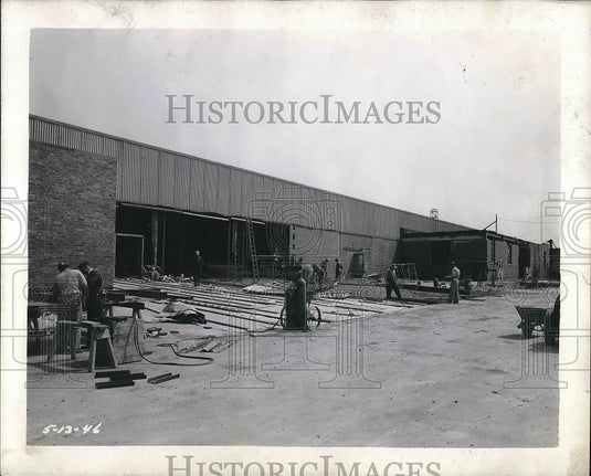 1946 Ship Building Factory Manufacturing Plant  - Historic Images