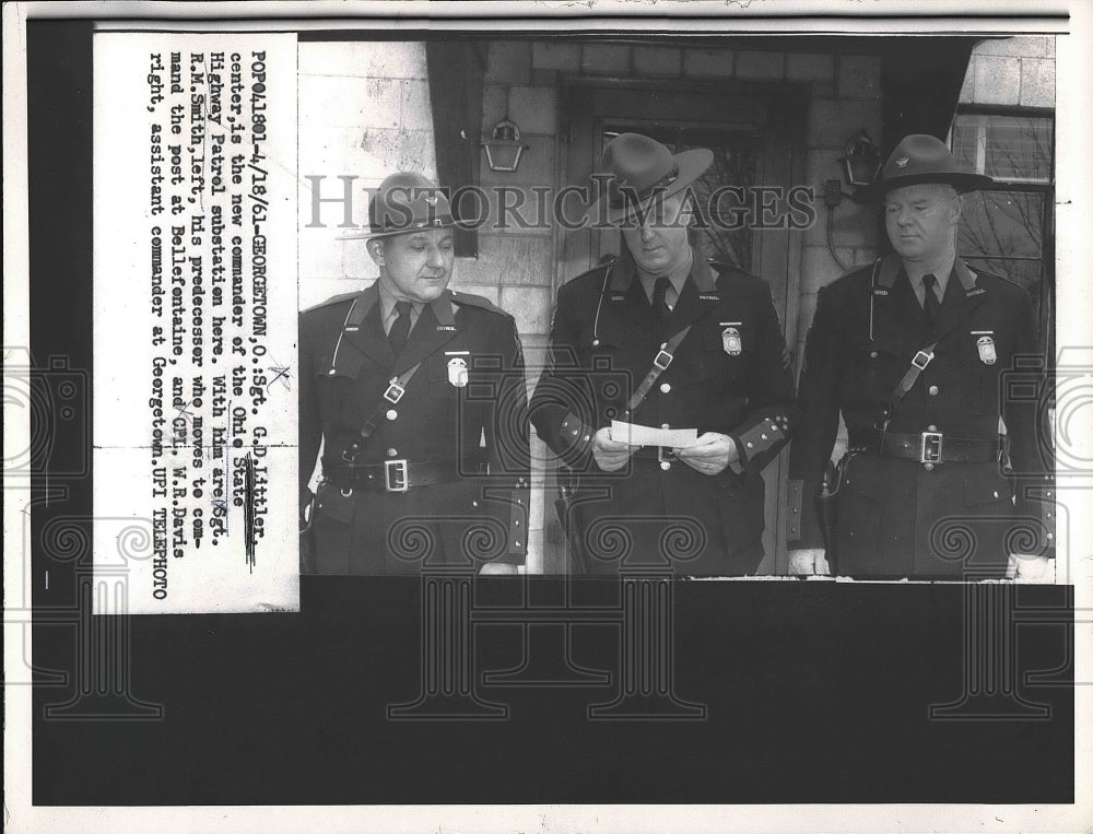 1961 Sgt. G.D. Littler, Sgt. R.M. Smith, Cpl. W.R. Davis  - Historic Images